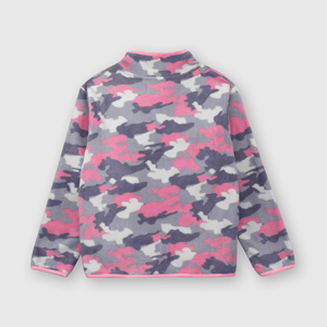 Polerón de niña de polar fleece gray / gris