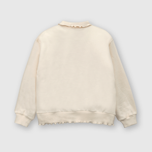 Polerón de niña hongos beige