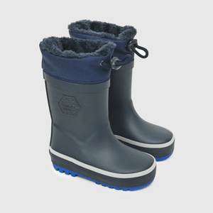 Bota para niño de niño lluvia azul