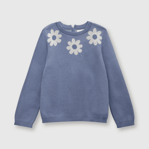 Sweater de niña celeste