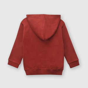 Polerón de niño rojo