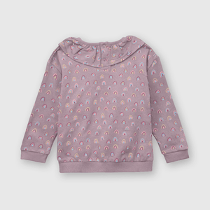 Polerón de niña morado