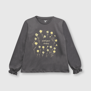 Polo de niña negro