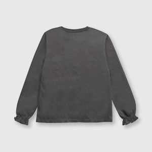 Polo de niña negro