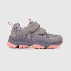 Zapatilla de niña outdoor estampada mora / purple