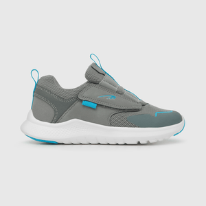 Zapatilla de niño deportiva calce fácil gray / gris