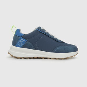 Zapatilla de niño urbana reciclada azul / blue