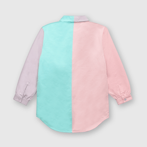 Chaqueta de niña bloques lila