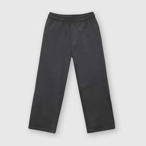 Pantalón buzo de niña ancho marengo