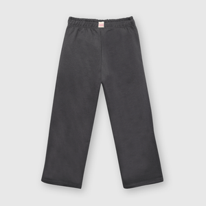 Pantalón buzo de niña ancho marengo