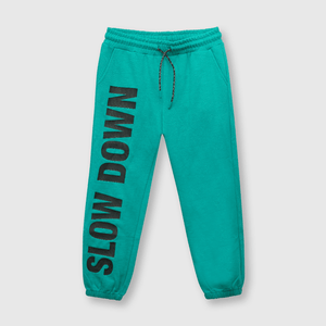 Pantalón buzo de niña digital green / verde