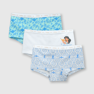 Calzón de niña 3 pack princess aqua