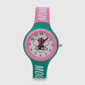 Reloj de niña minnie analogo green / verde