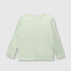 Polo de niña retrato menta