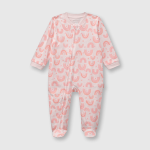 Pijama de bebé niña entero pink / rosado