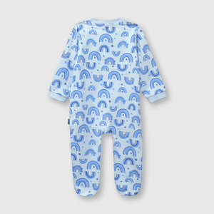 Pijama de bebé niño entero celeste