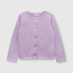 Chompa de bebé niña delgado violeta