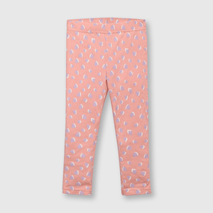 Leggings de bebé niña estampada de bebe niña estampada dark rose