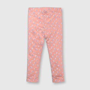 Leggings de bebé niña estampada de bebe niña estampada dark rose