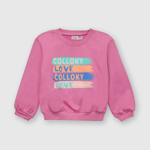 Polerón de bebé niña Colloky de bebe niña Colloky fucsia