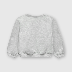 Polerón de bebé niña Colloky de bebe niña Colloky perla melange