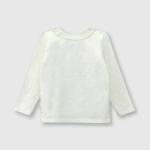 Polo de bebé niño dino Crema