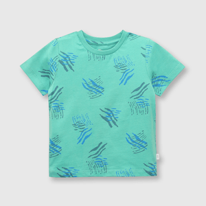 Polo de bebé niño estampada de bebe niño estampada light green