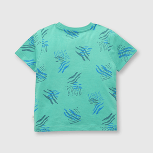 Polo de bebé niño estampada de bebe niño estampada light green
