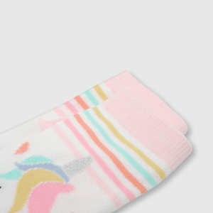 Medias de bebé niña 3 pack off white