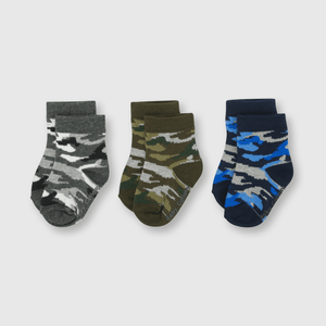 Medias de bebé niño 3 pack azul / blue