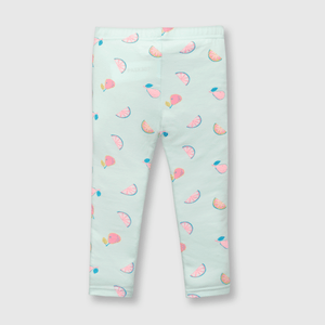 Leggings de bebé niña estampada de bebe niña estampada menta