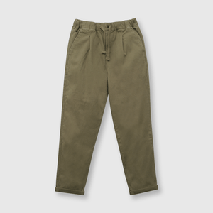 Pantalón de niño gabardina oliva