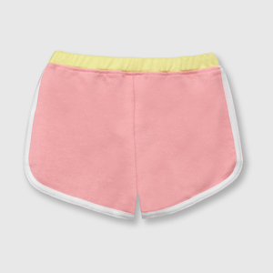 Short de bebé niña bloques dark rose