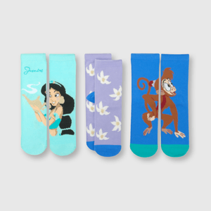 Medias de niña 3 pack princess aqua