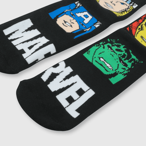 Medias de niño antideslizante Marvel negro / black