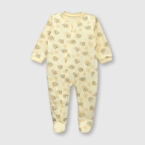 Pijama de bebé niño entero de algodón simba vainilla