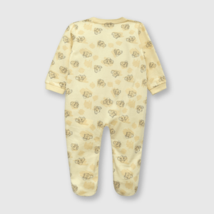 Pijama de bebé niño entero de algodón simba vainilla