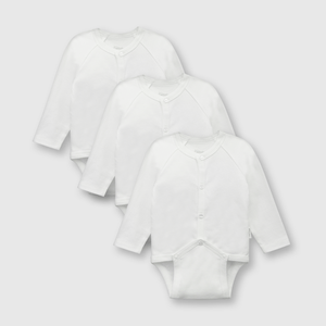 Pilucho de bebé unisex 3 pack bambi blanco / white