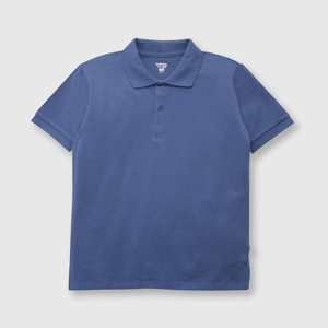 Polo de niño pique light denim