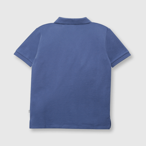 Polo de niño pique light denim