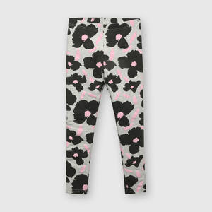 Leggings de niña estampada dark gray