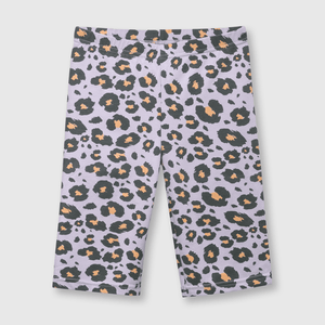 Leggings de niña biker violeta