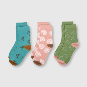 Medias de niño 3 pack green / verde