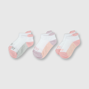 Medias de niña corto 3 pack blanco / white