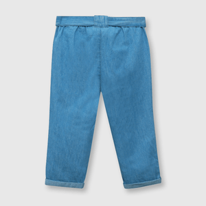 Jeans de bebé niña mezclilla light denim