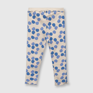 Leggings de bebé niña estampada de bebe niña estampada Crema