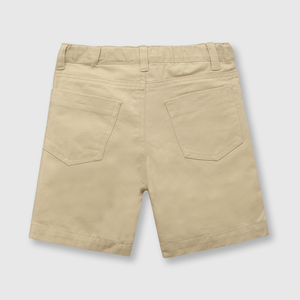 Bermuda de bebé niño gabardina khaki