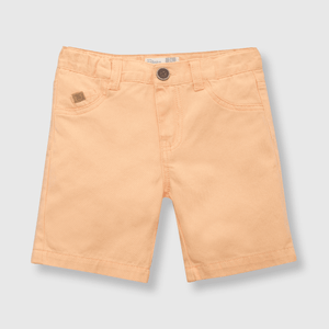 Bermuda de bebé niño gabardina orange / naranjo
