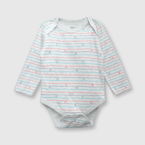 Pack bodies de bebé niña 5 pack Gris melange