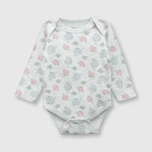 Pack bodies de bebé niño 5 pack Gris melange